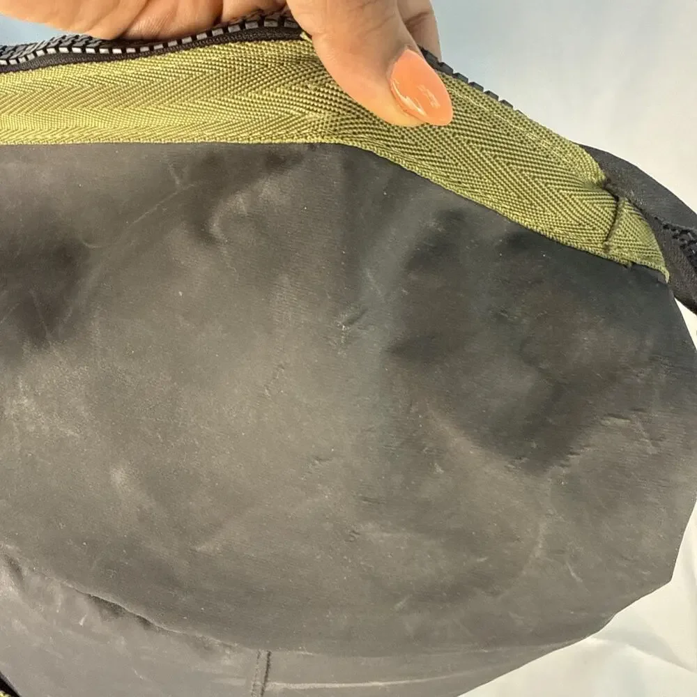 Rip Curl Black and Olive Green Surf Series Duffle Tote
